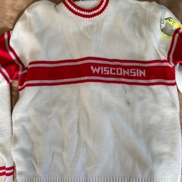 VTG Wisconsin apres ski mock neck sweater - Picture 1 of 6